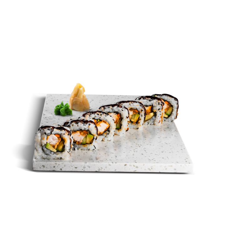 Εικόνα για 143. TERIYAKI CHICKEN ROLLS