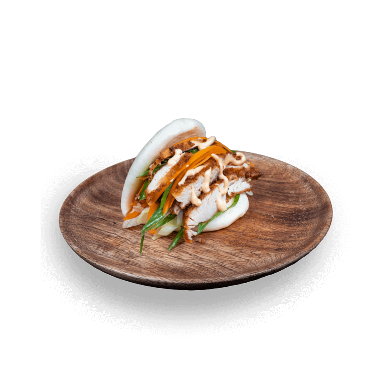 Εικόνα για 102. BAO BUN WITH CRISPY CHICKEN